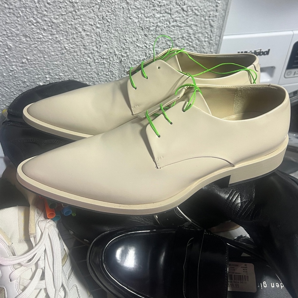 Size 40 Jil Sander leather pointed toe mules loafers sandal